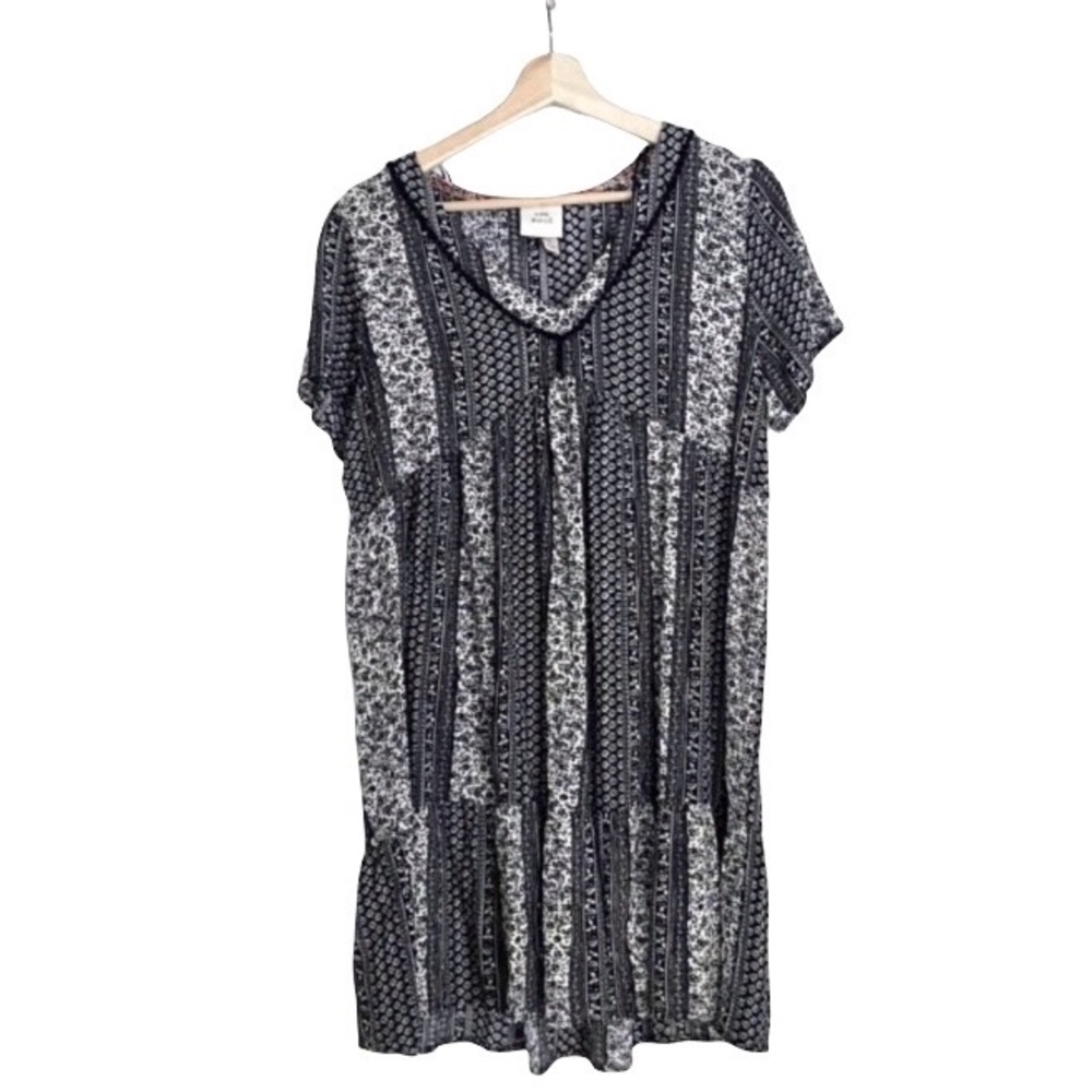 Floral pattern mini dress